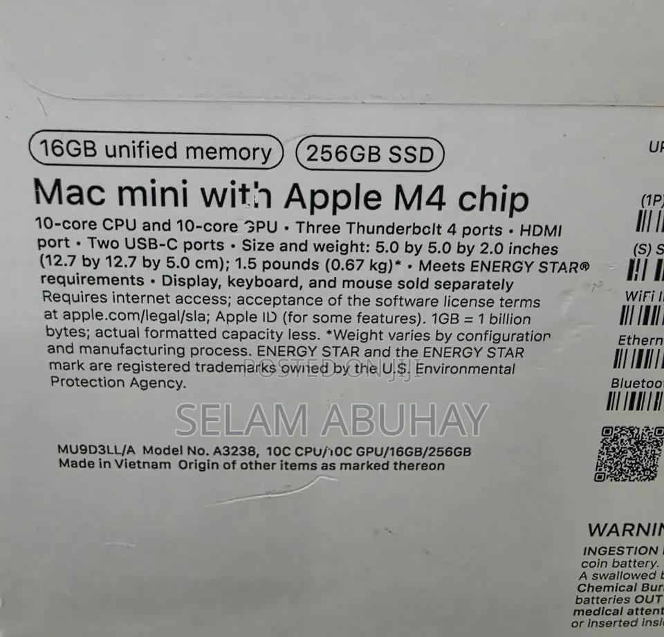New Laptop Apple MacBook Pro 2024 M4 Max 16GB Apple M4 SSD 512GB