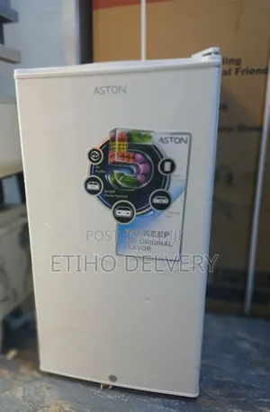 This Is an Aston Single-Door Mini-Refrigerator, a Compact Applianc