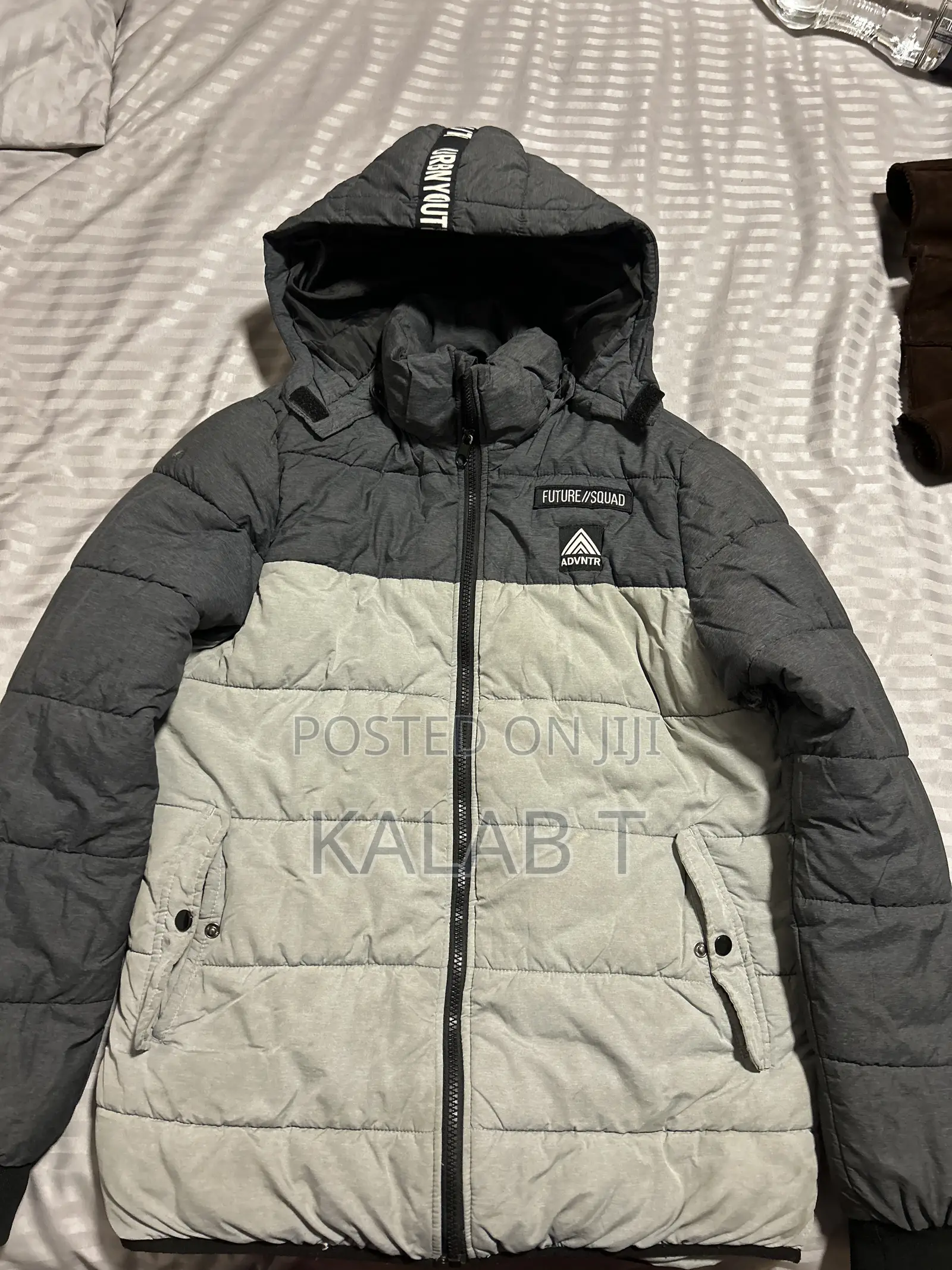 Grey Puffer Jacket
