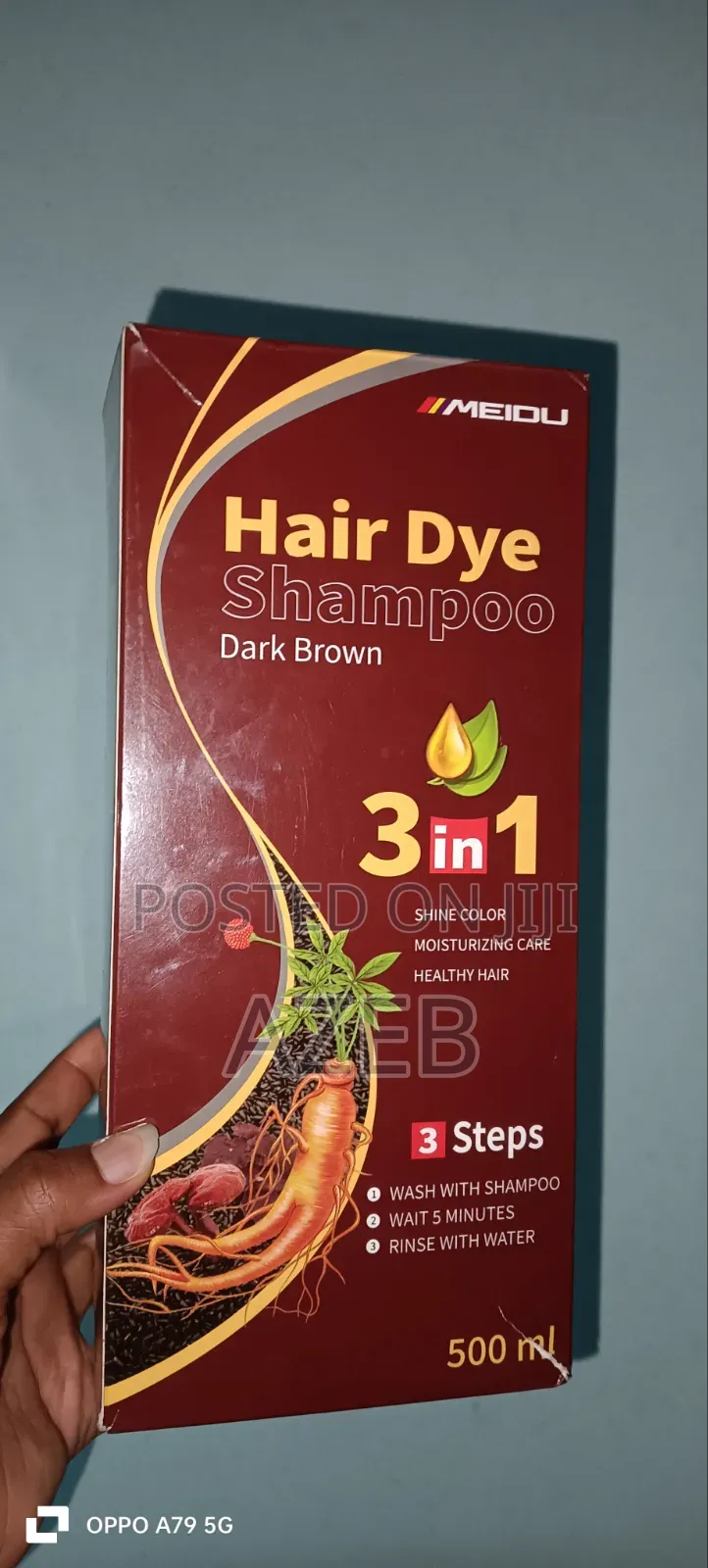 Dark Brown Hair Dye Shampoo