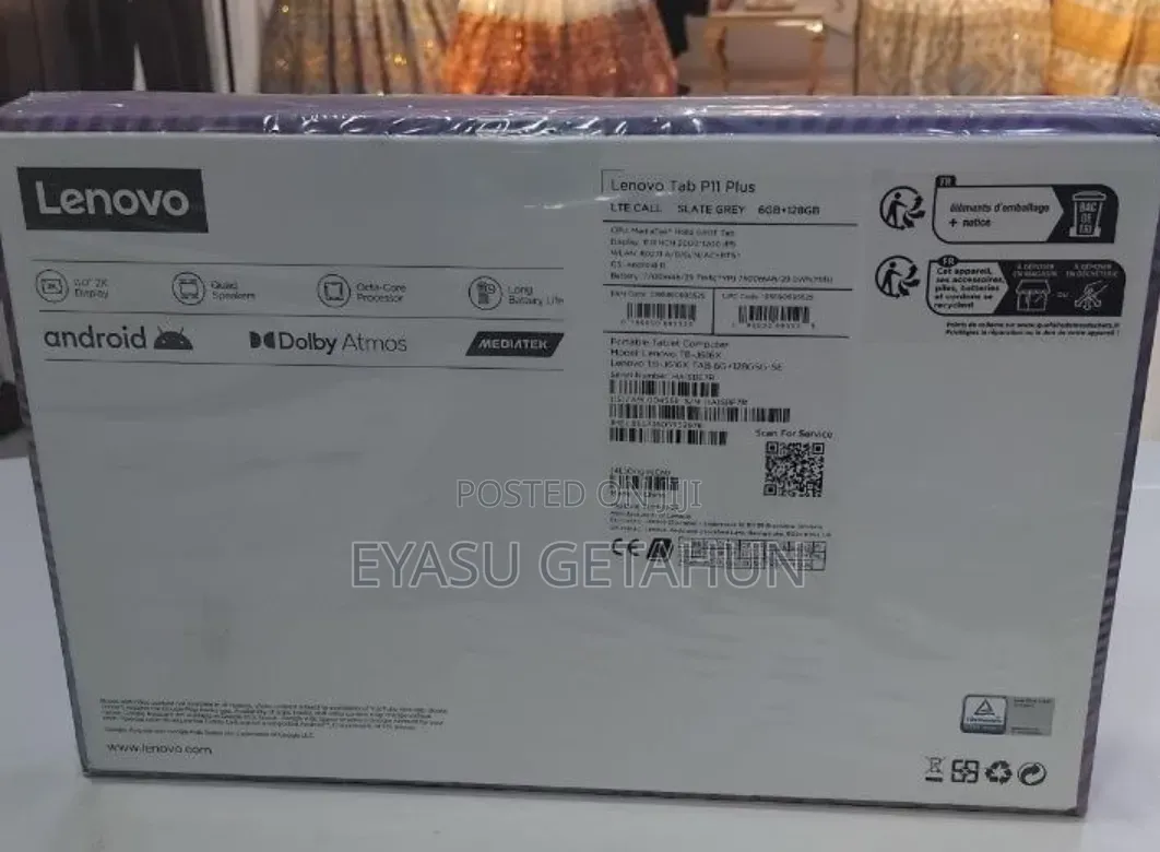 New Lenovo Tab P11 128 GB