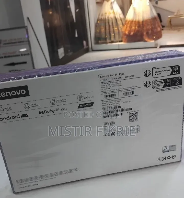 New Lenovo Tab P11 Plus 128 GB Black
