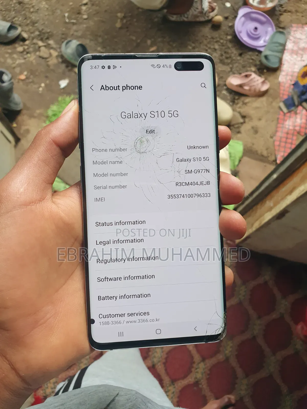 Samsung Galaxy S10 5G 256 GB Black