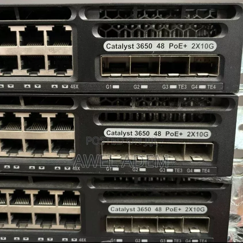 Cisco WS-C3650-48PD-L 48 GbE PoE+ 10G and 2 1G Uplinks,Layer 3 Switch