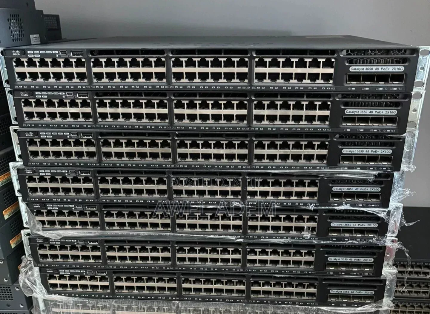 Cisco WS-C3650-48PD-L 48 GbE PoE+ 10G and 2 1G Uplinks,Layer 3 Switch