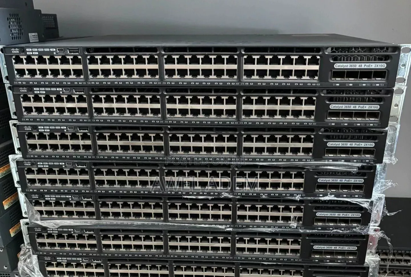 Cisco WS-C3650-48PD-L 48 GbE PoE+ 10G and 2 1G Uplinks,Layer 3 Switch