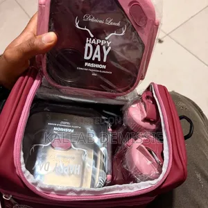 Stainless Still Lunch Box With Water Bottle