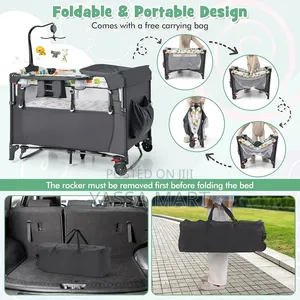 5-in-1 Premium Baby Bed-