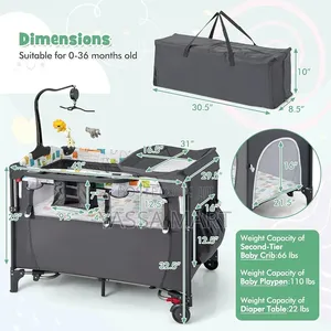 5-in-1 Premium Baby Bed-