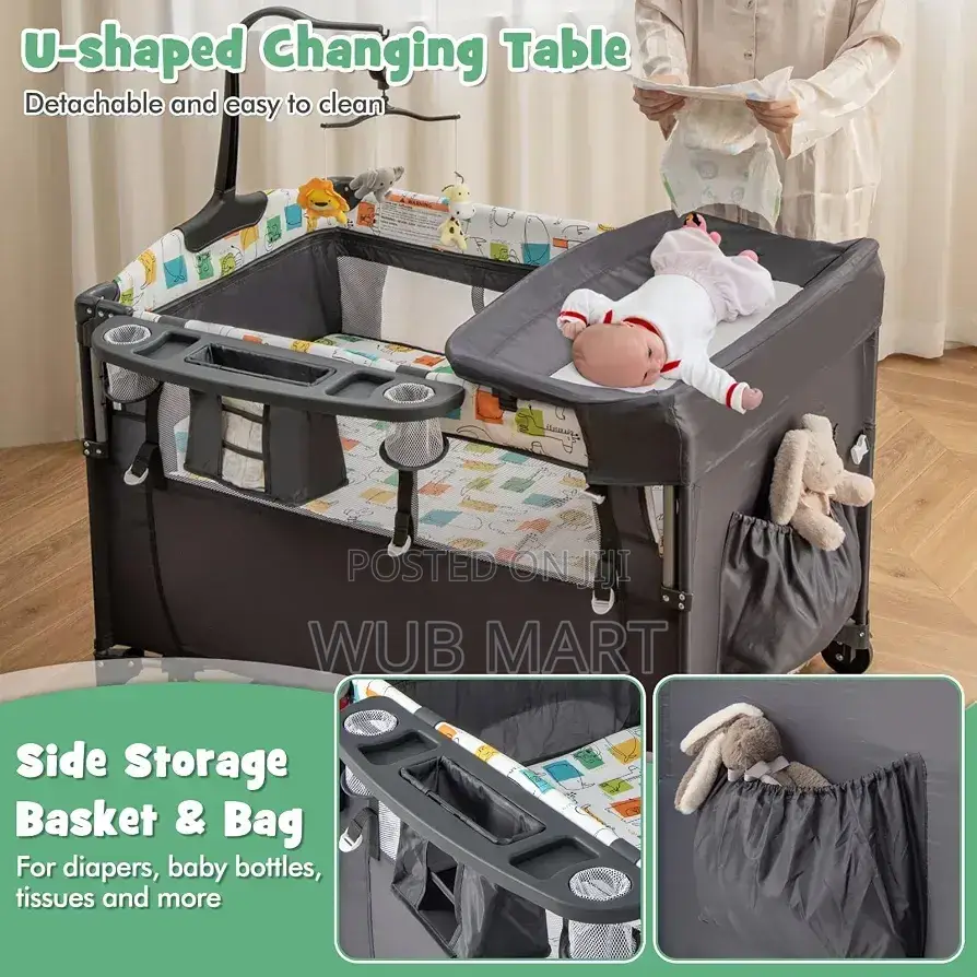 5-in-1 Premium Baby Bed-