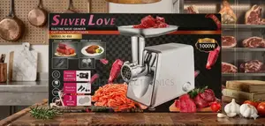 Silver Love Meat Grinder Powerful and Reliable