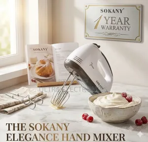 Sokany Hand Mixer – Sk-133 180W Powerful Motor 7-Speed