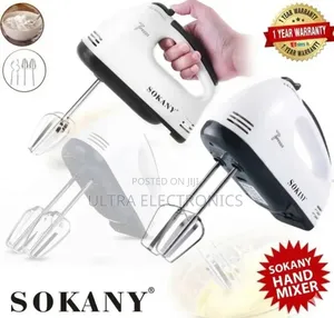Sokany Hand Mixer Powerful Easy to Use Multiple Speed Settings