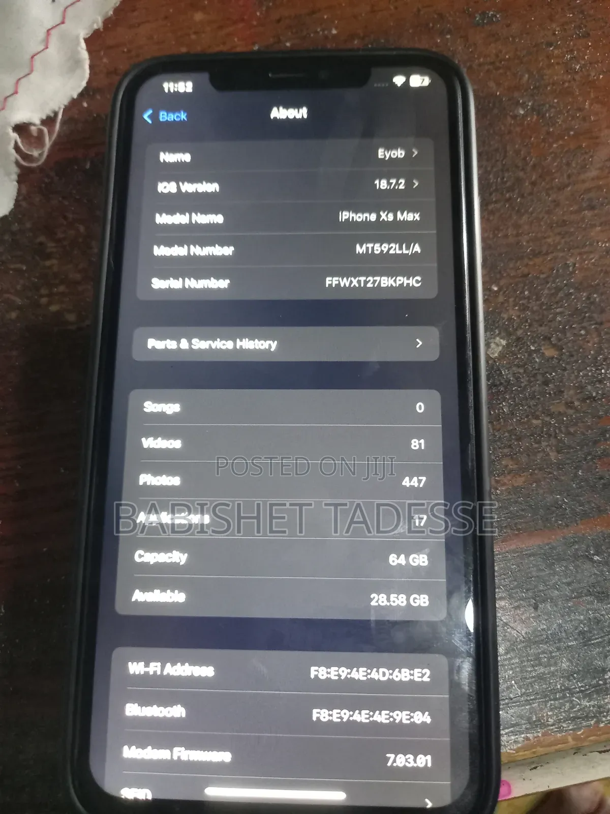 Apple iPhone XS Max 64 GB Black