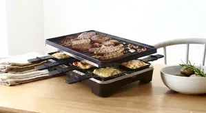SOKANY Raclette Table Grill. Powered by a 1600W High-Performance