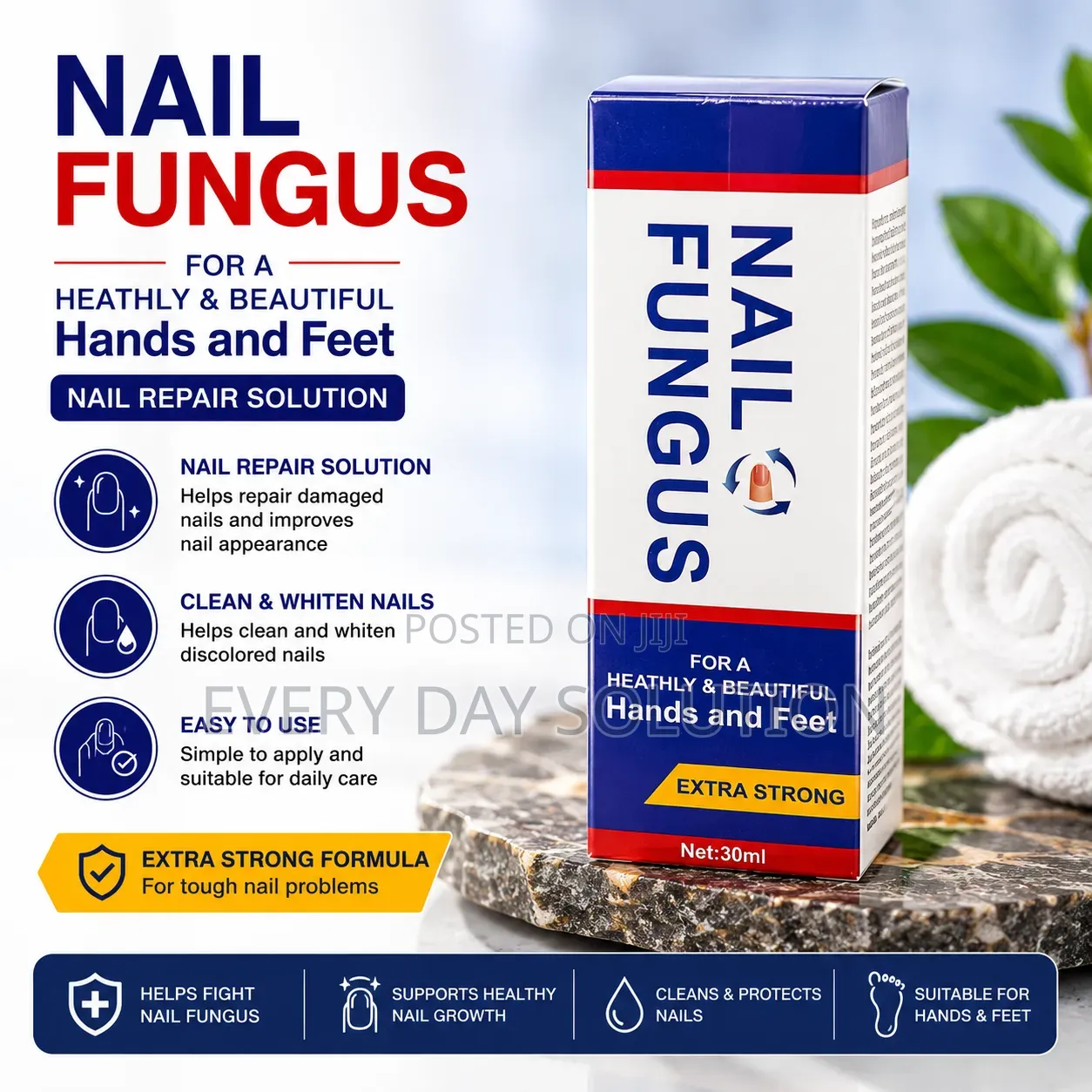 Nail Fungus Extra Strong 30ml – ለጥፍር እንክብካቤ