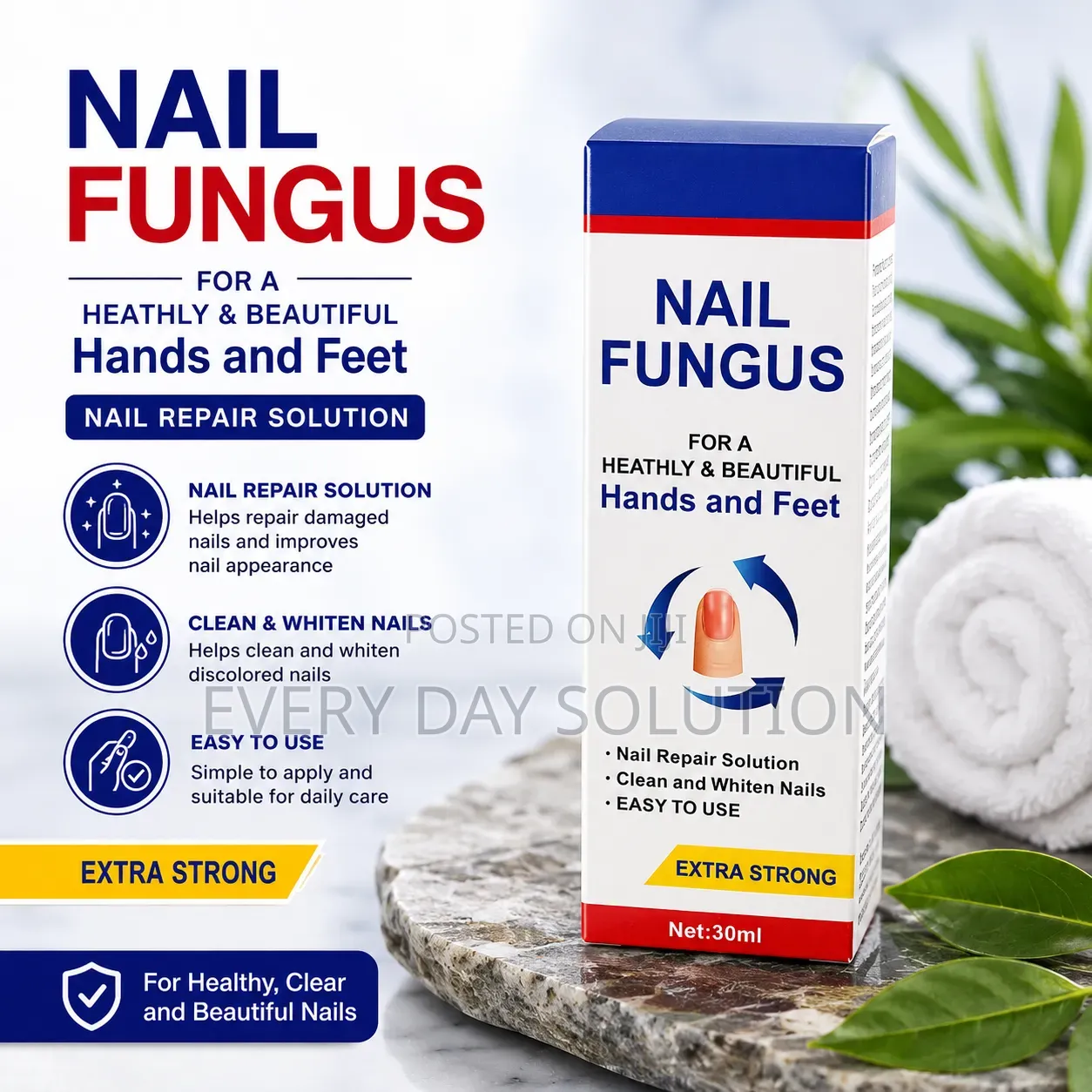 Nail Fungus Solution 30ml – ለእጅና እግር ጥፍር