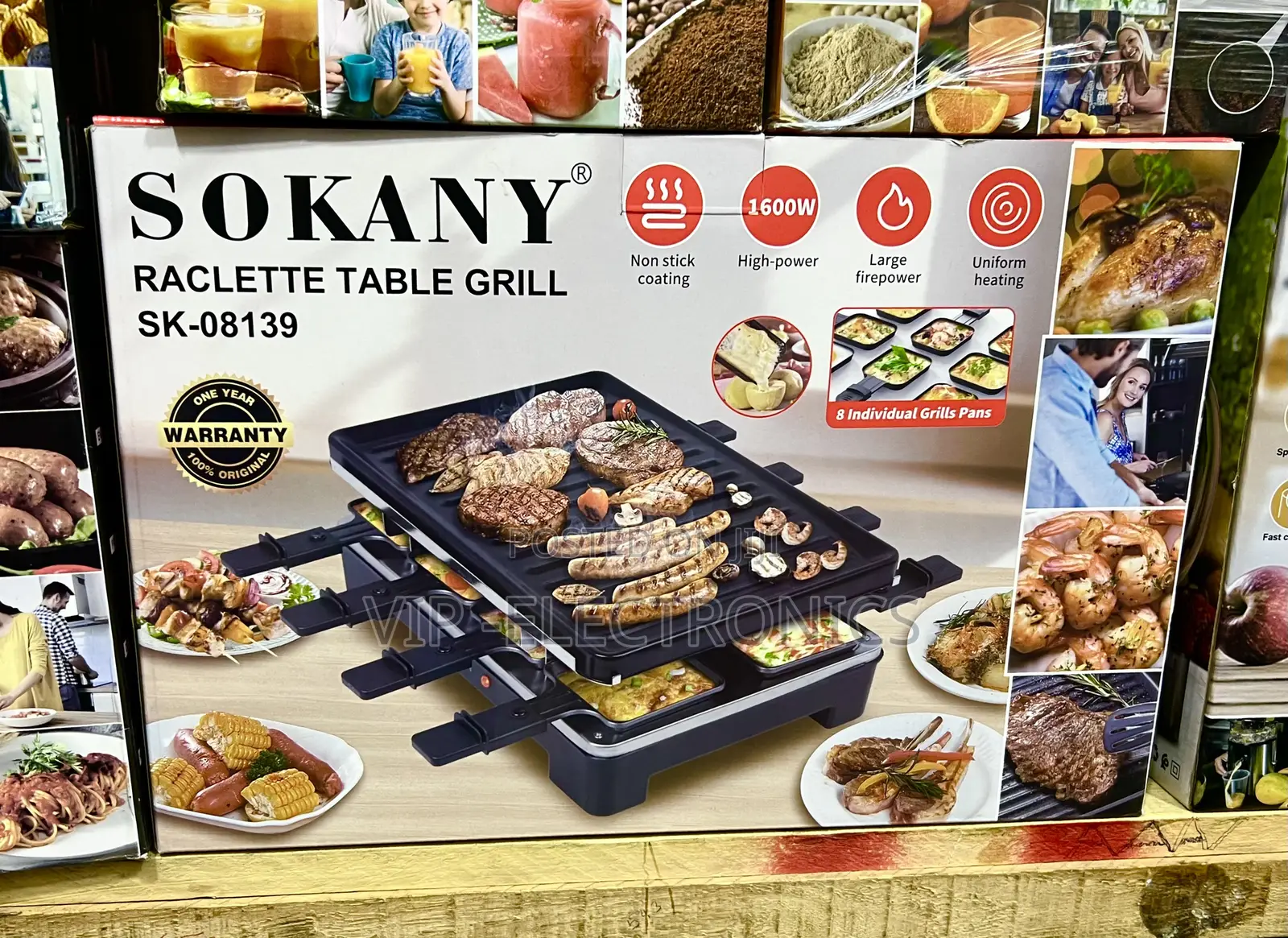 SOKANY Raclette Table Grill (Model: SK-08139