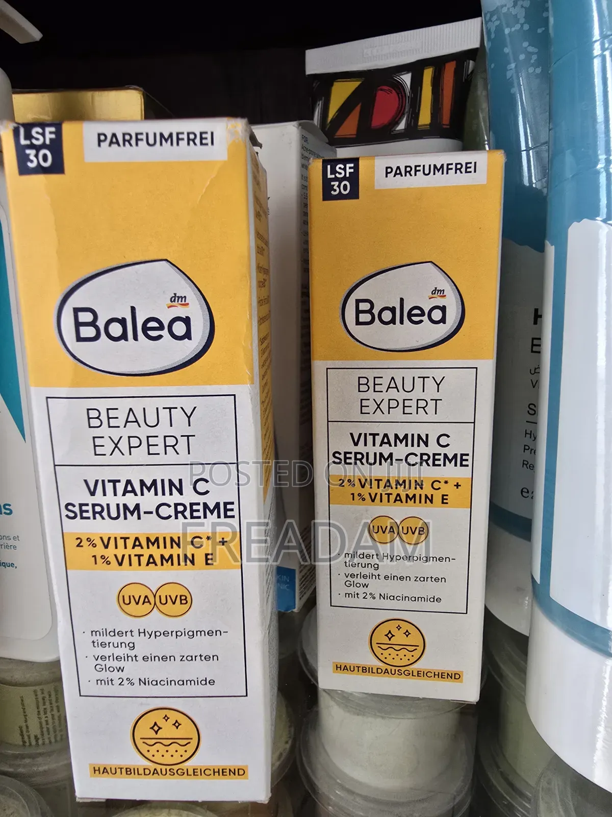 Sunscreen, Vitamin C