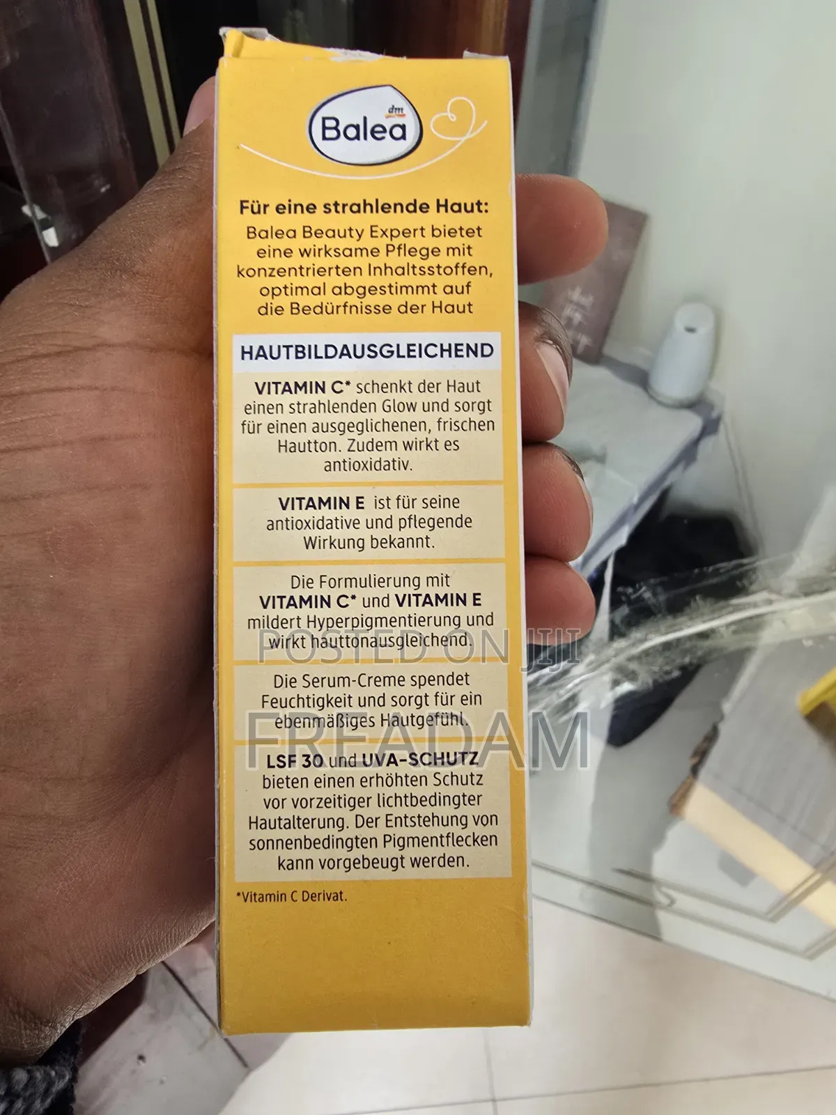 Sunscreen, Vitamin C