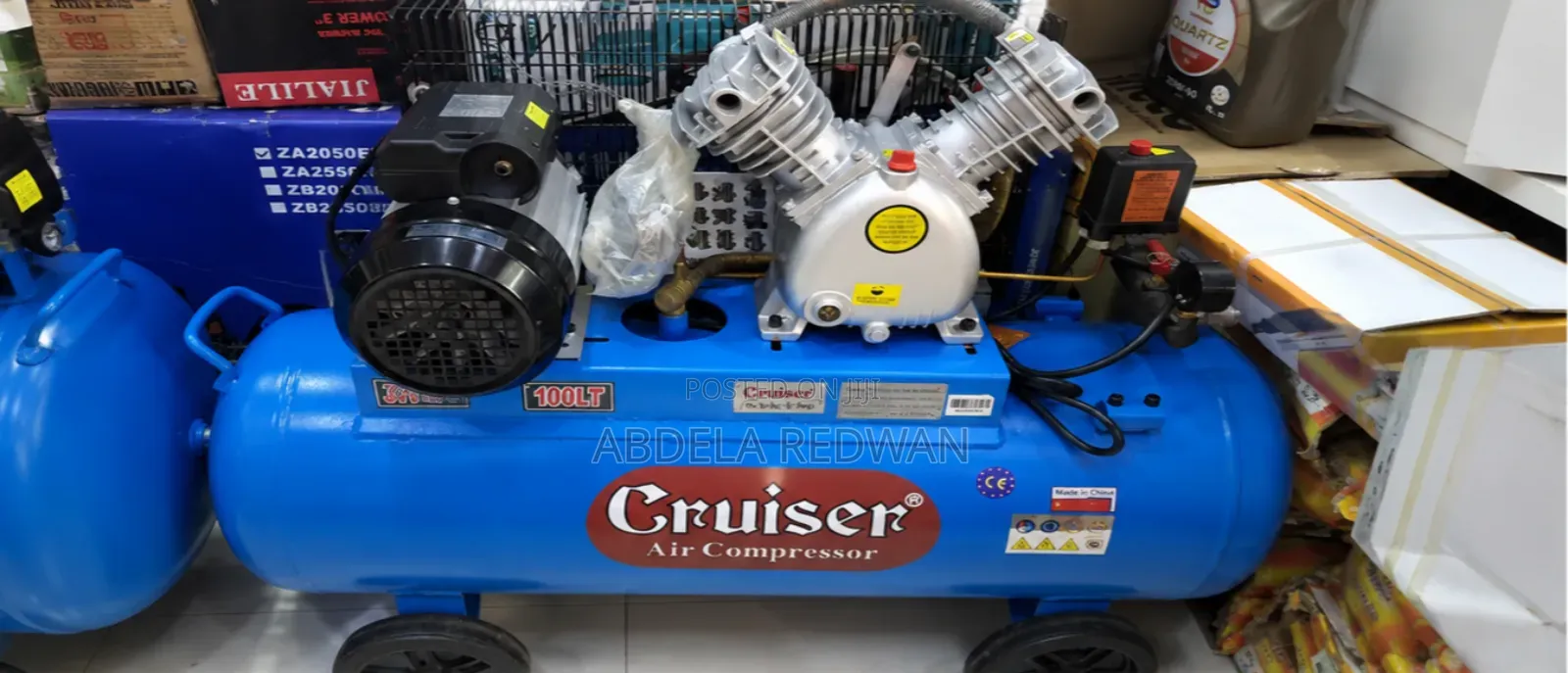 Cruiser Heavy Duty Belt-Driven Air Compressor 100 Litter