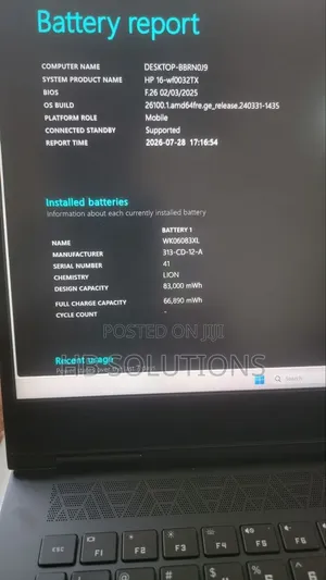 New Laptop HP Omen 16 16GB Intel Core i9 SSD 1T
