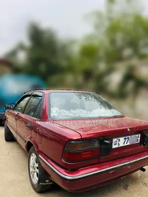 Toyota Corolla 1991 Burgundy