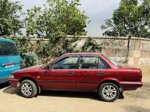 Toyota Corolla 1991 Burgundy