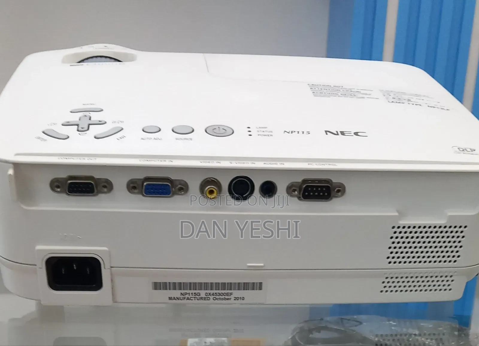 Nec Projector Hardware Interface Vga Mounting Typ