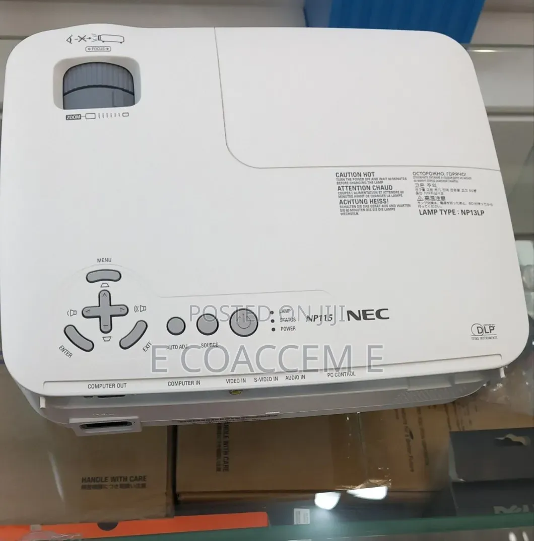 Nec Projector
Hardware Interface 
Vga
Mounting Type