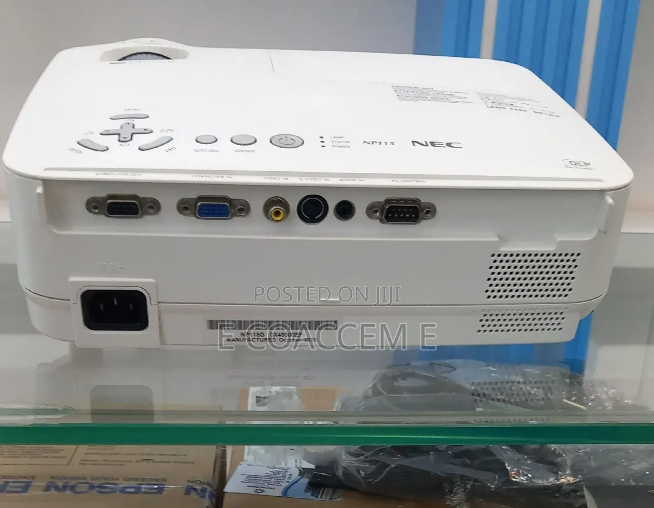 Nec Projector
Hardware Interface 
Vga
Mounting Type