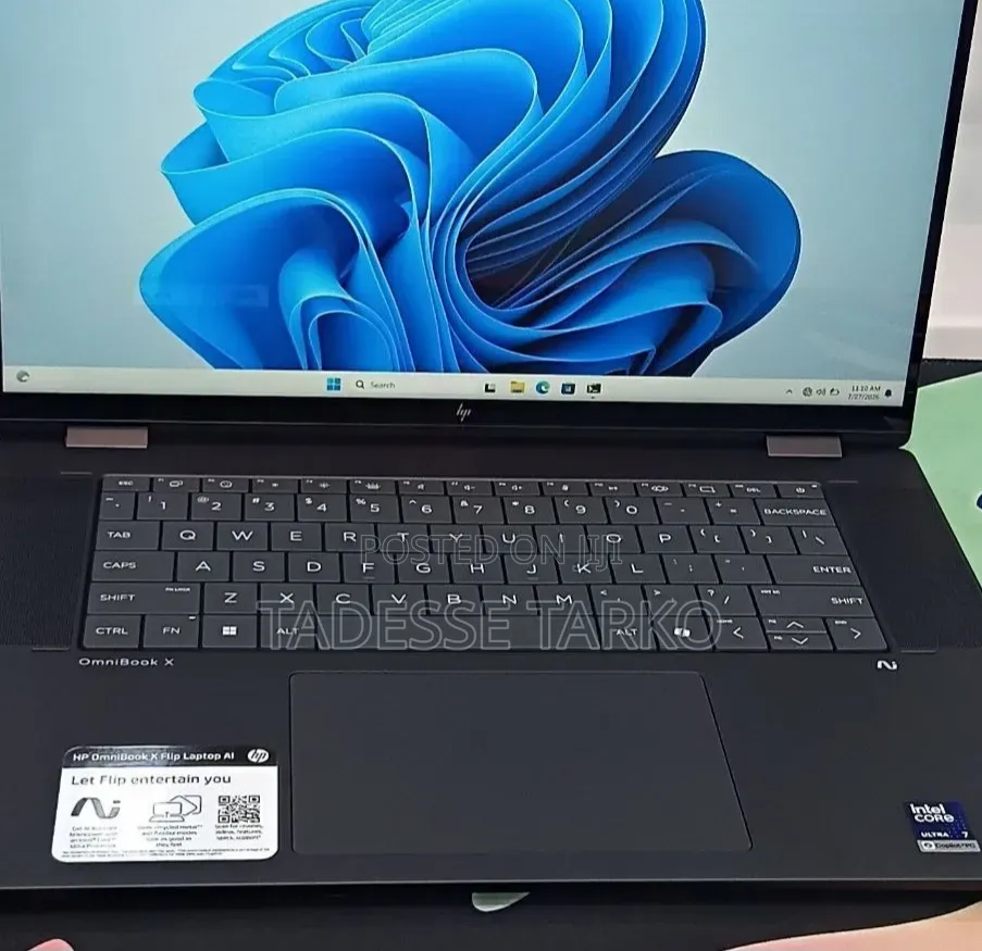 New Laptop HP OmniBook X Flip 16" 16GB Intel Core Ultra 7 SSD 1T