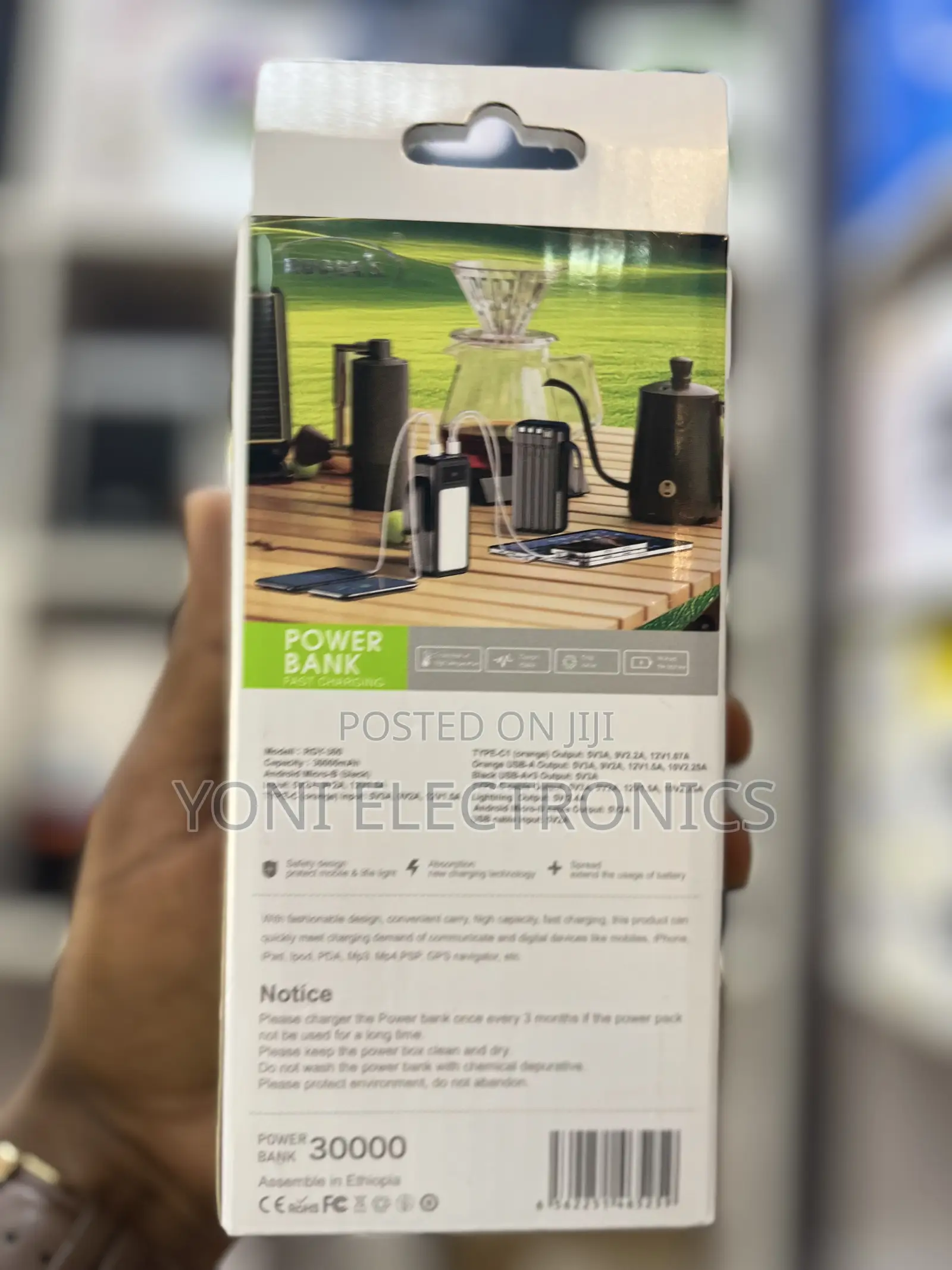 RUGGA'S RGY-300 30000mAh Ultra-Fast Charging Power Bank
