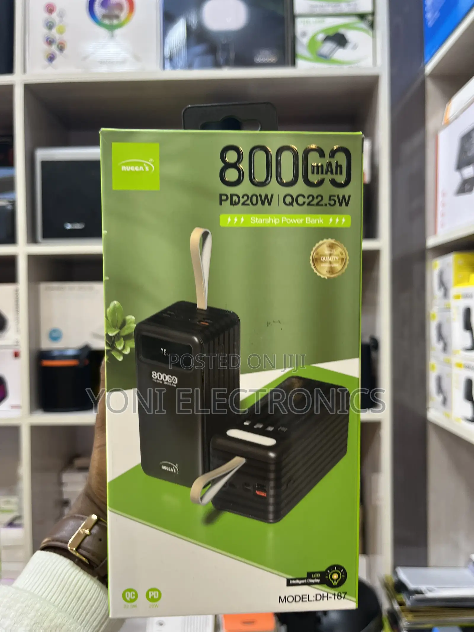 RUGGA'S DH-187 80000mAh Starship Series Fast Charging Power Bank