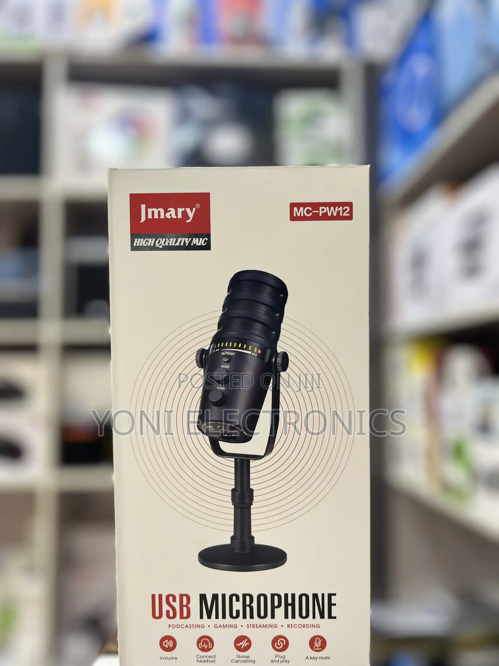 Jmary MC-PW12 Professional USB Desktop Condenser Microphone
