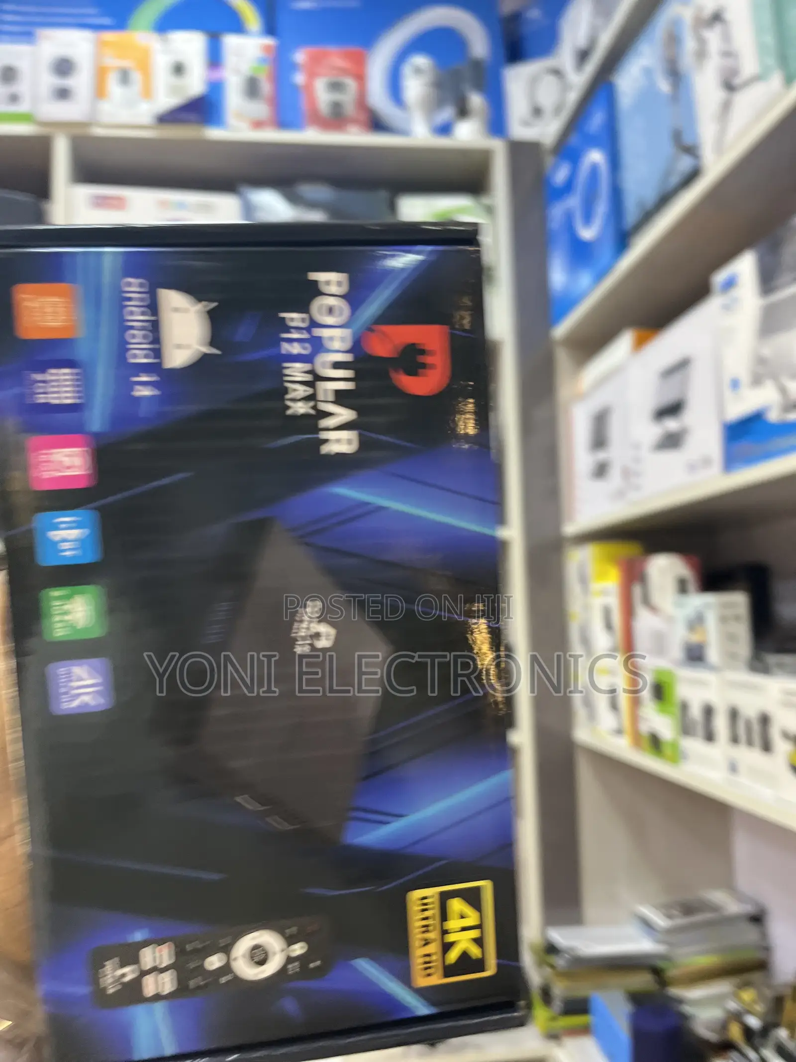 Popular P12 Max Android 14 Ultra Hd Smart TV Box