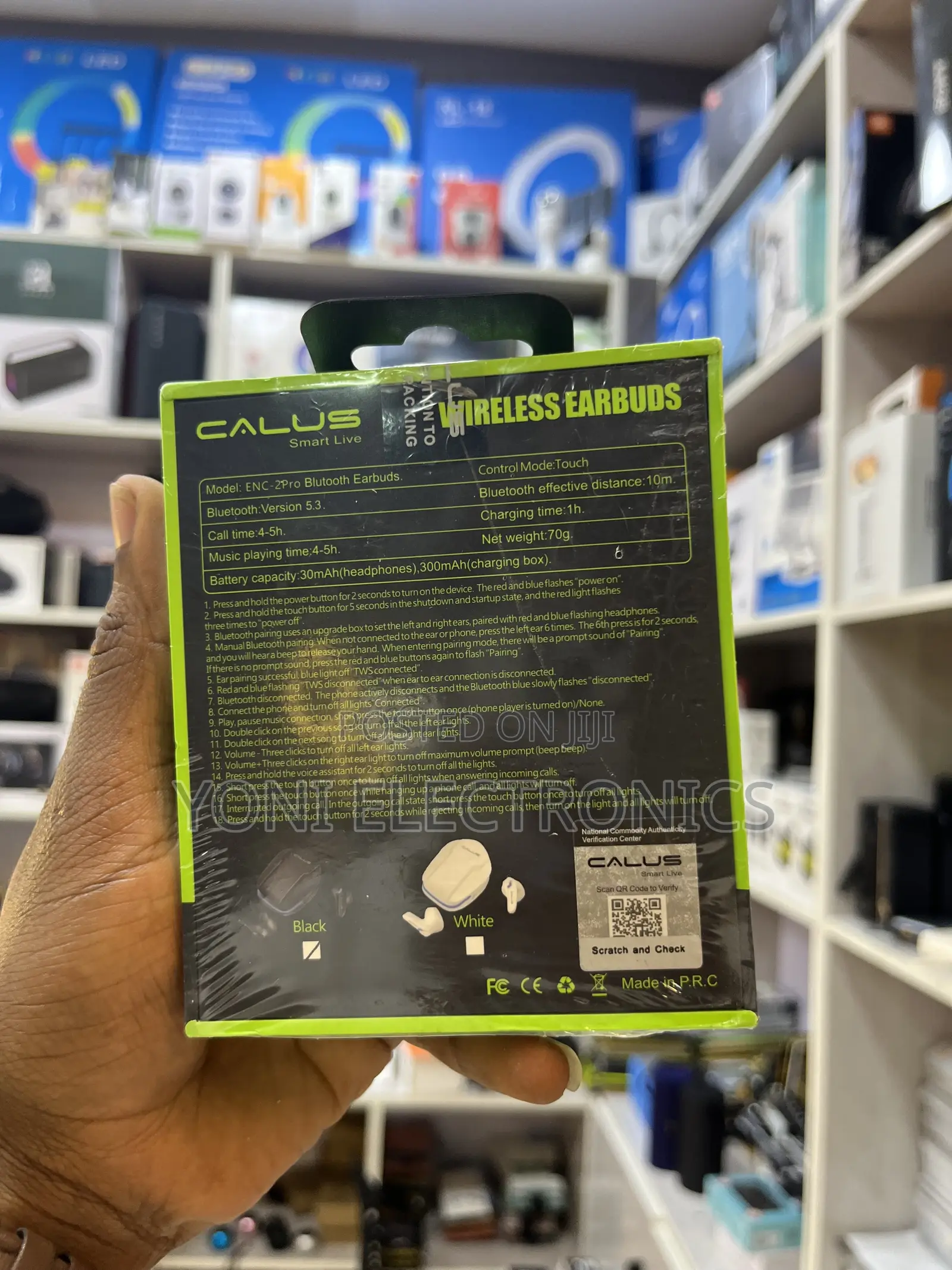 CALUS Smart Live ENC-2Pro Wireless Earbuds