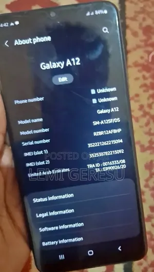 Samsung Galaxy A12 64 GB Blue