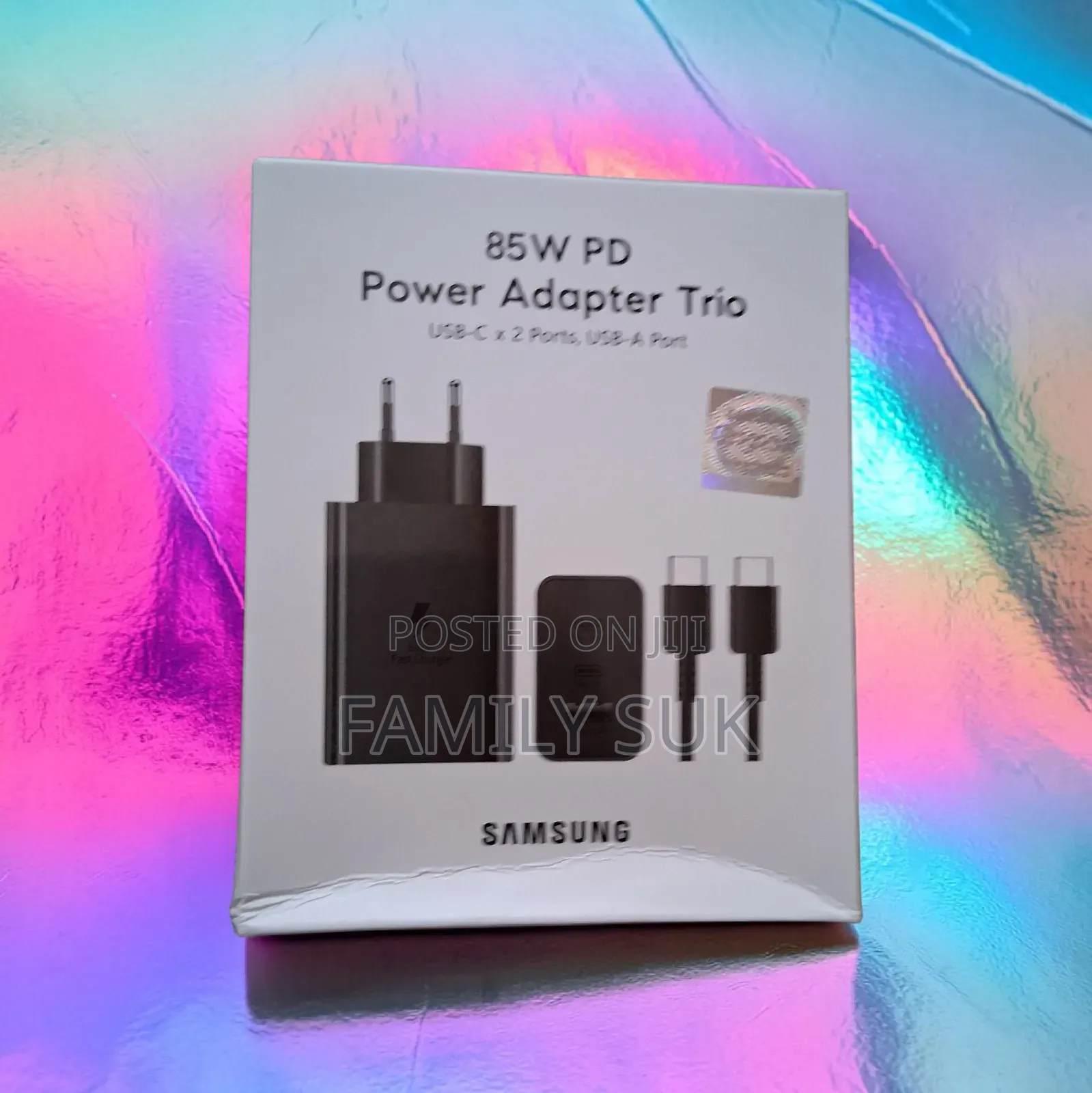 85W USB-C PD Charger Trio | Cargador Rápido 85W