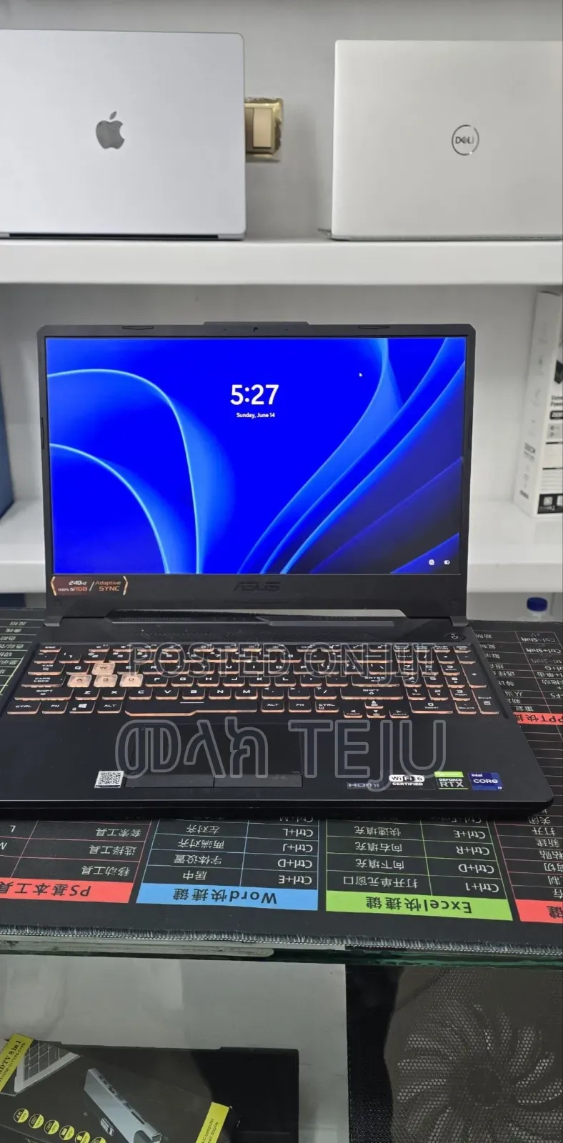 New Laptop Asus TUF Gaming A15 16GB Intel Core i9 SSD 512GB