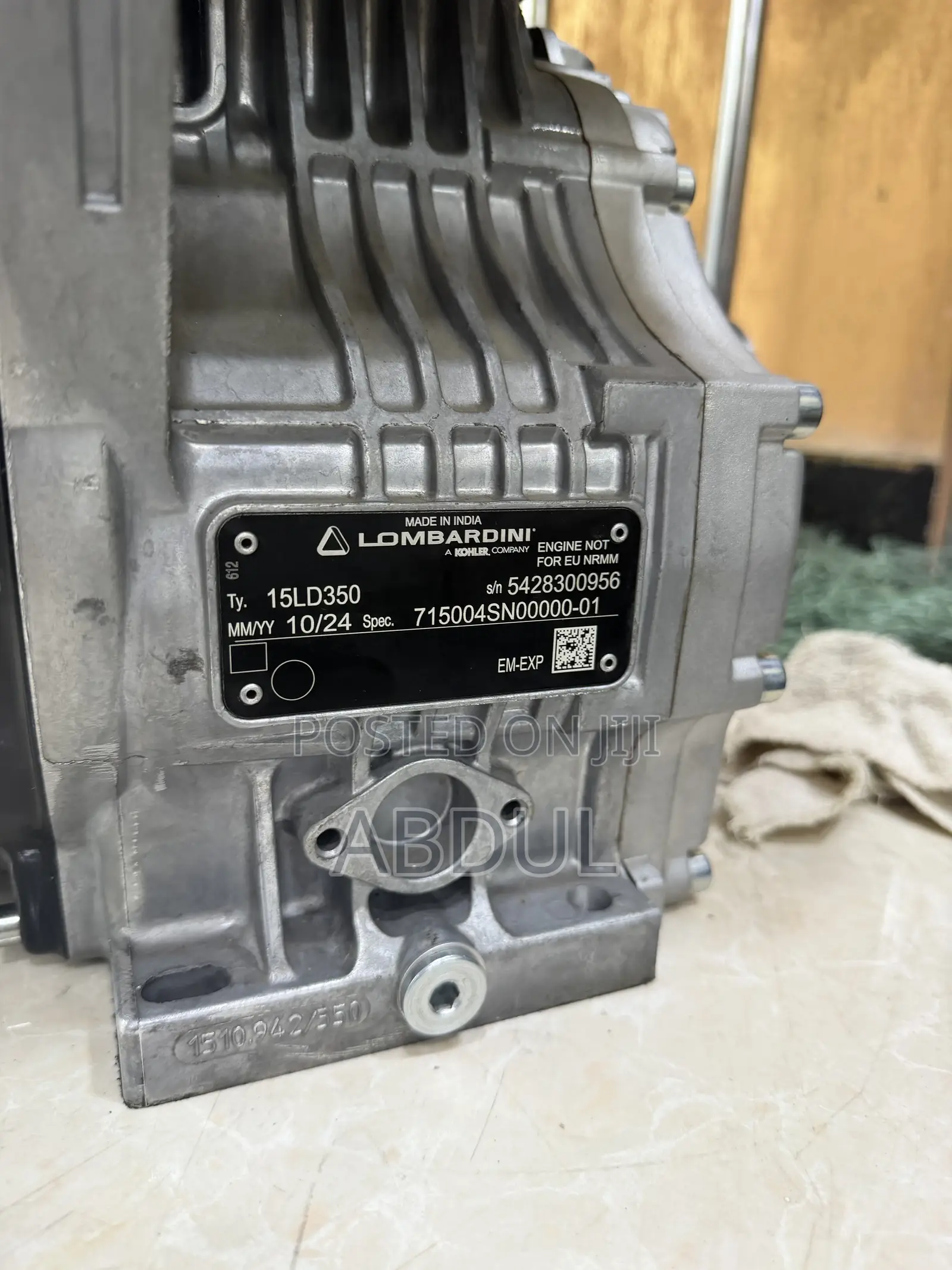 Lombardini Kohler 15LD350 Diesel Engine