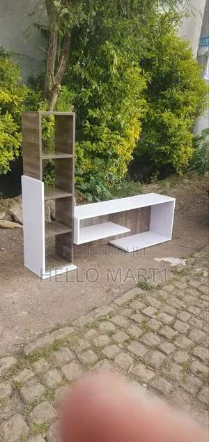 TV Stand With Decor Shelf