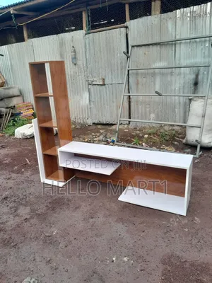 TV Stand With Decor Shelf