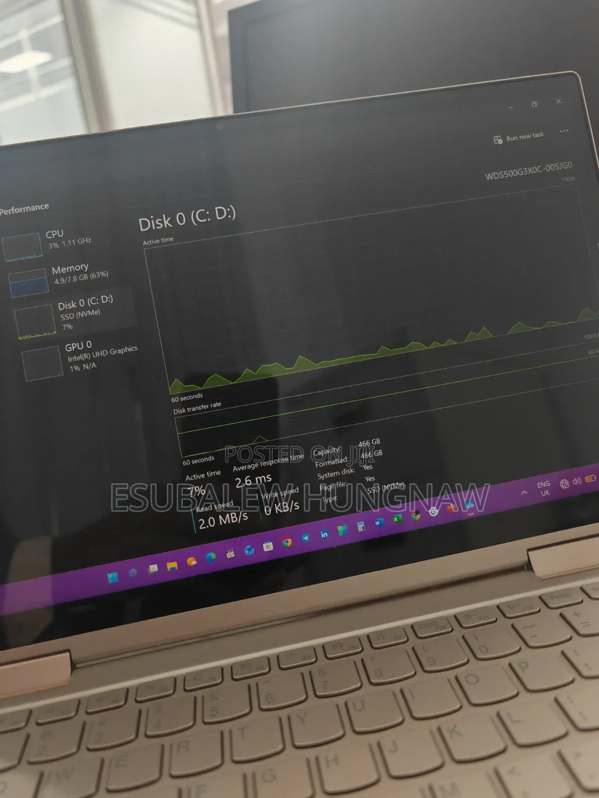 Laptop Lenovo Yoga C740 8GB Intel Core i5 SSD 512GB