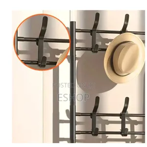 L-Shaped Clothes Rack – 5 Layers for Large Capacity Storage