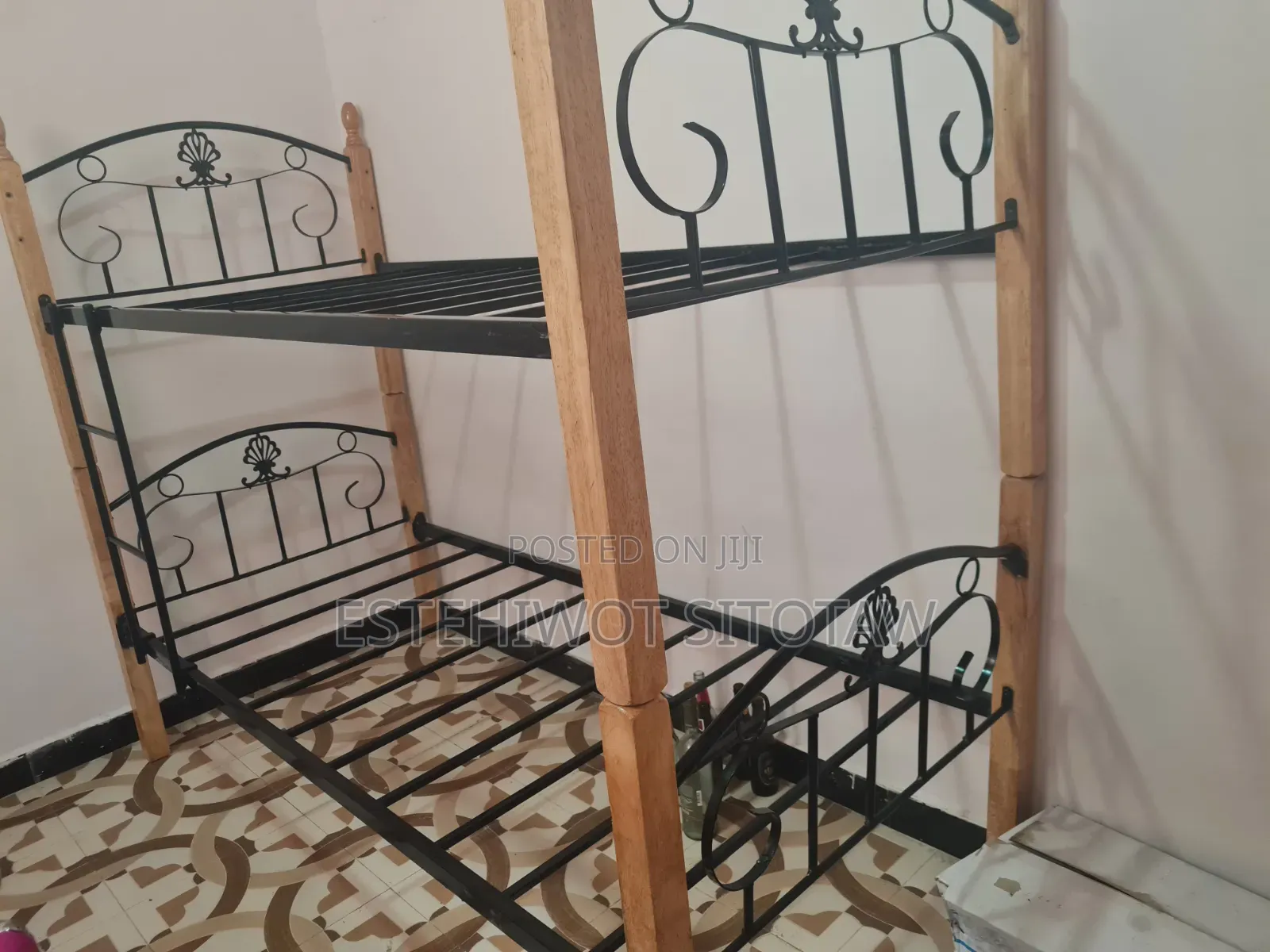 Steel and Wood Bunk Beds
