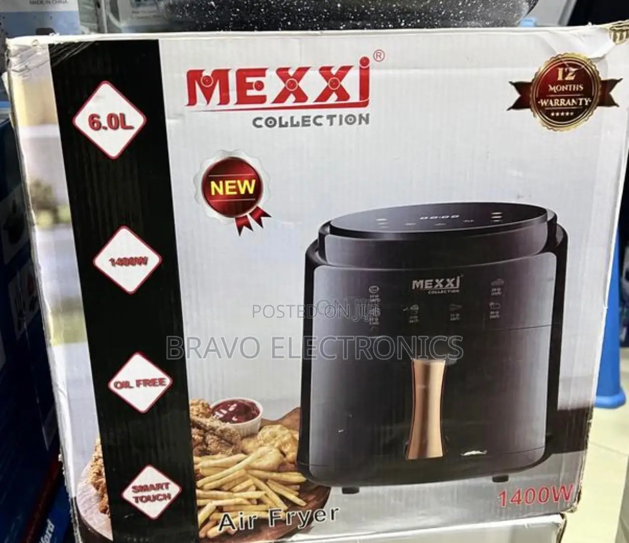 MEXXI 6L Smart Touch Digital Air Fryer – Healthy Cooking Made Easy 
