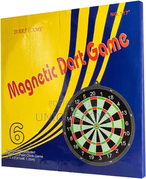 Double-Sided Magnetic Dart Board – 17”