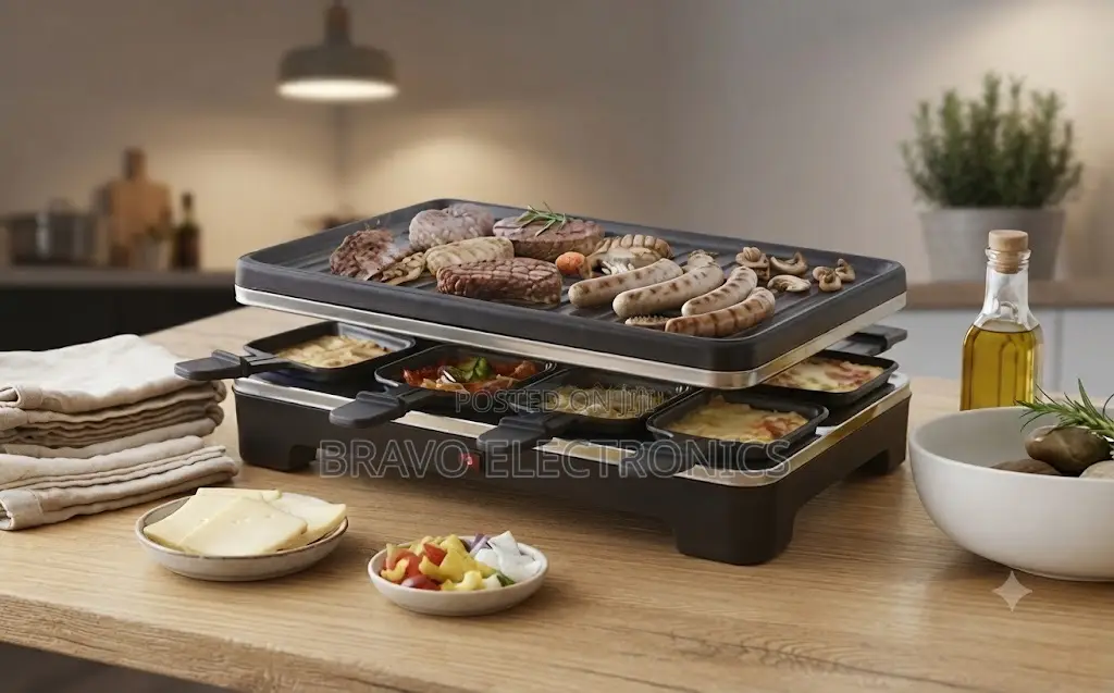 Sokany Raclette Table Grill SK-08139–Premium 1600W Electric Grill 
