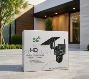 5G Triple Lens 4G Solar Security Camera - Dual Lens Solar CCTV Camera